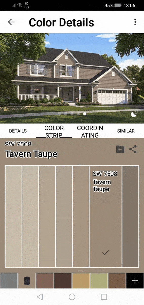 Приложение дизайн интерьера, определить цвет краски для андроид, айфон. Sherwin-Williams